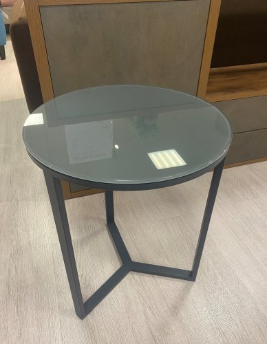 Стол Table 9 (стекло Графит, каркас графит)